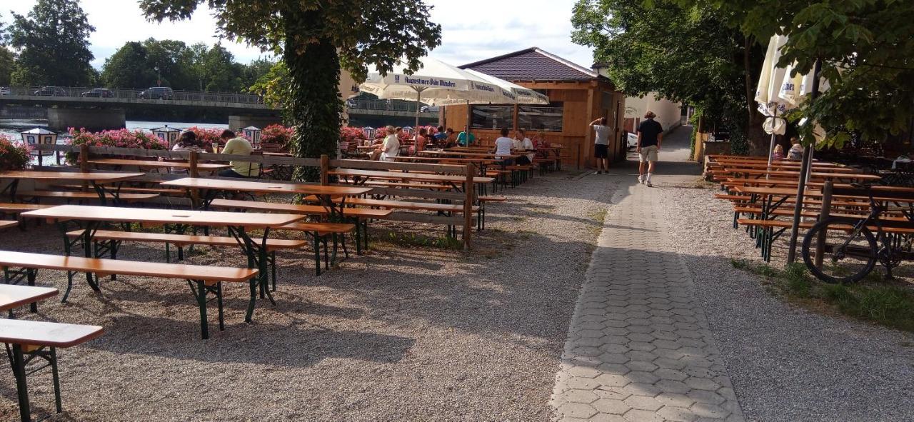 Grosses Zimmer Bad Kueche Wohnzimmer Terasse Garten Zentral Ruhig Landsberg am Lech Exteriér fotografie